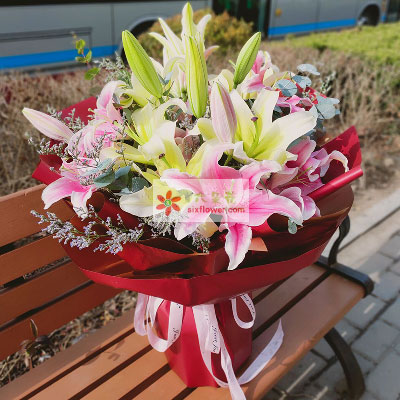 南通8支多头百合，万事如意喜上加喜
